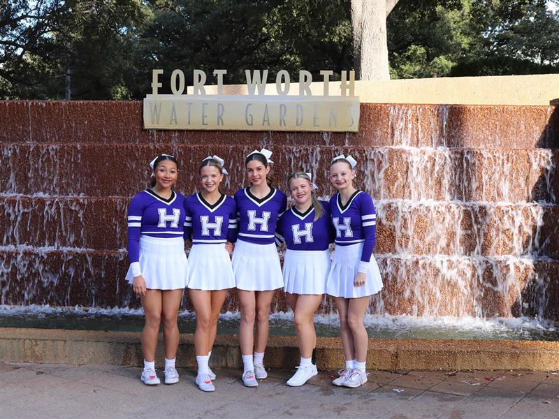 Our HHS cheerleaders competed in the UIL State Spirit Competition in Fort Worth. They got on the mat and KILLED it! Great job ladies!